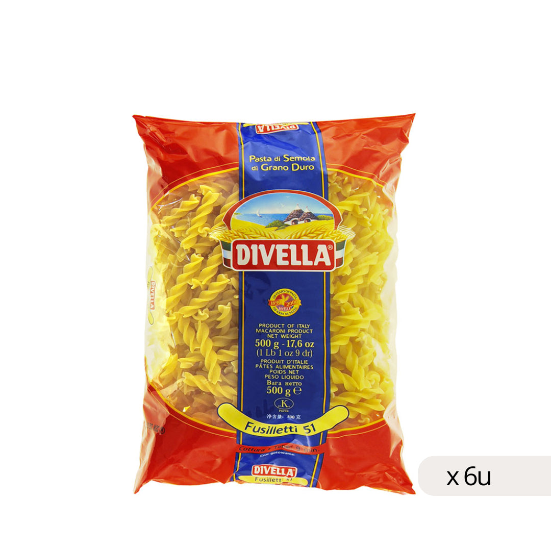 Fusilletti No 51 Divella 500g Case Of 6 Units — Biribox 