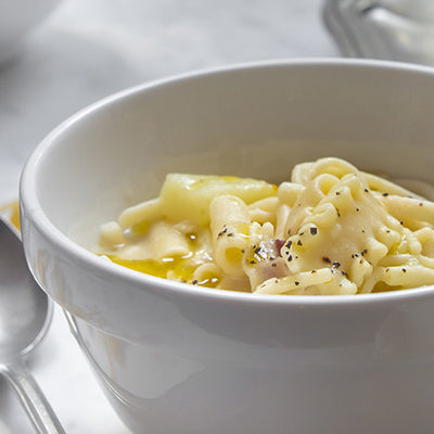 Pasta Mista Nº74 con patatas y guanciale