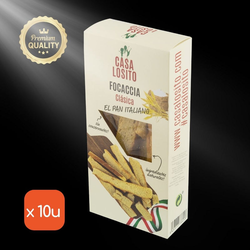 Natural classic focaccia, without preservatives, 100g