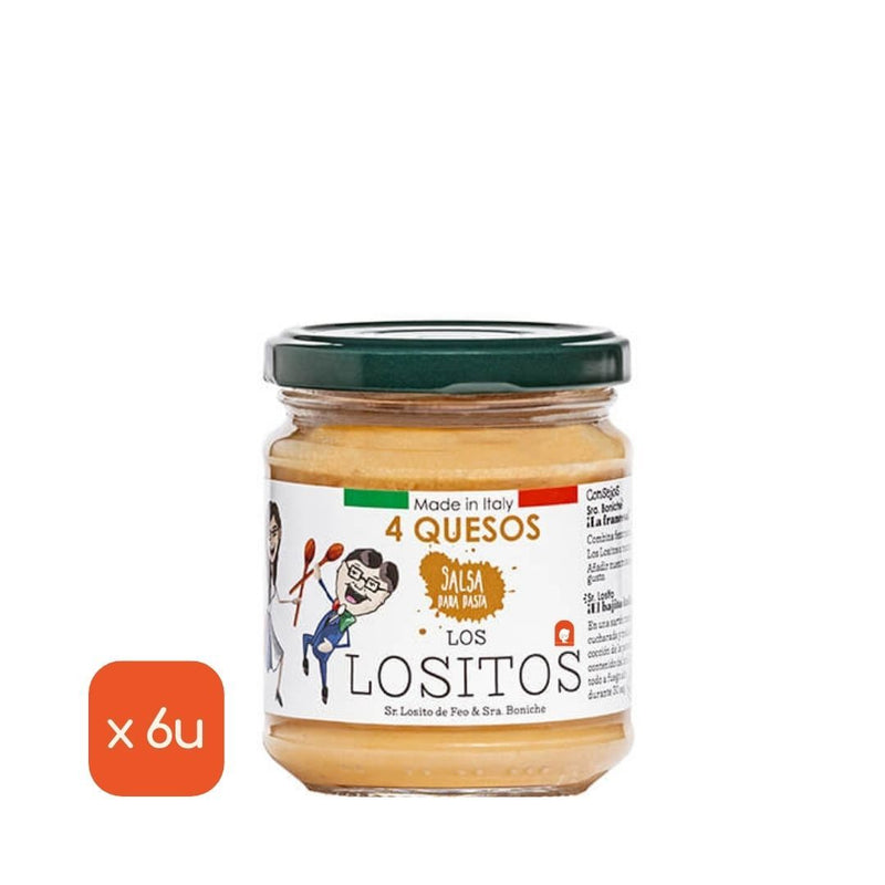 Salsa 4 Quesos SIN Gluten, 180g