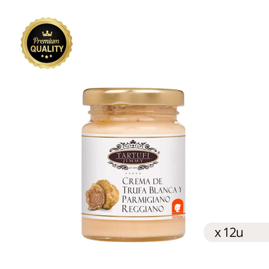 Crema de Trufa Blanca y Parmigiano Reggiano 90g