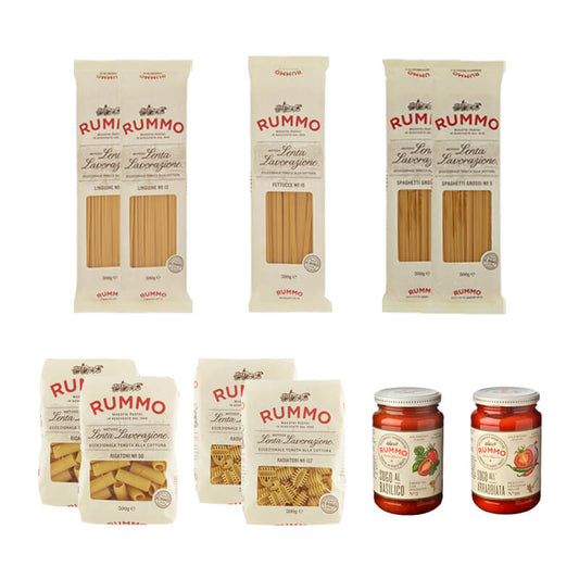 Pack Rummo Nº2 Pastas y Salsas 5.18kg
