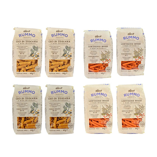 Rummo Pack Nº4 Pastas sin gluten 2.4kg caja frontal cliente