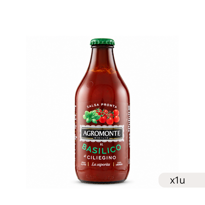 Cherry Tomato Sauce 82% and Basil 4%, 330g