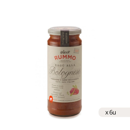 Salsa boloñesa Rummo 340g ragú tradicional italiano