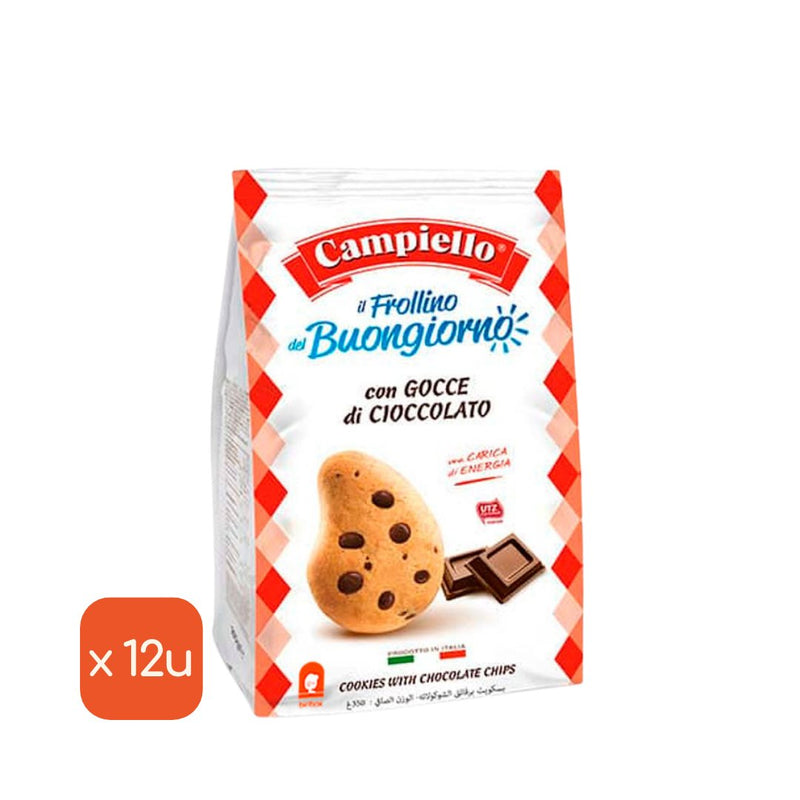 Biscoitos com Pepitas de Chocolate Negro, 350g