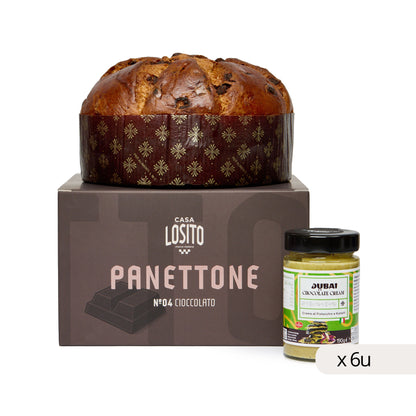 Panettone con Gocce di Cioccolato Casa Losito 750g