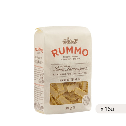 Mafaldotte Nº159 Rummo 500g, boîte de 16 unités