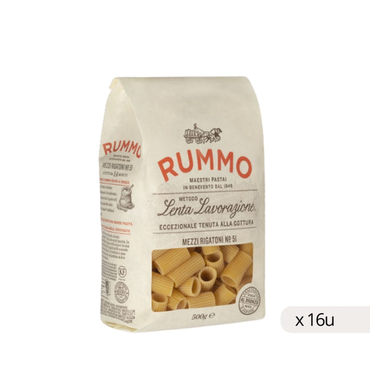 Mezzi Rigatoni Nº51 Rummo 500g, caja 16 uds
