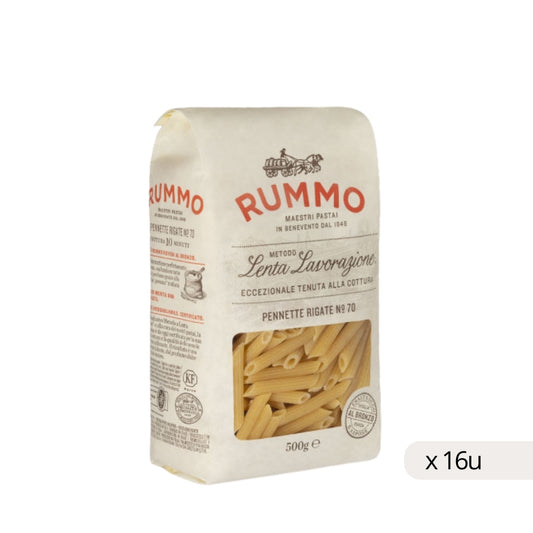 Pennette Rigate Nº70 Rummo 500g, caja 16 uds