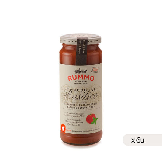 Salsa tomate albahaca genovesa DOP Rummo 340g italiana