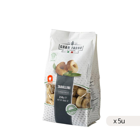 Taralli Caserecci con Aceite de Oliva 250g