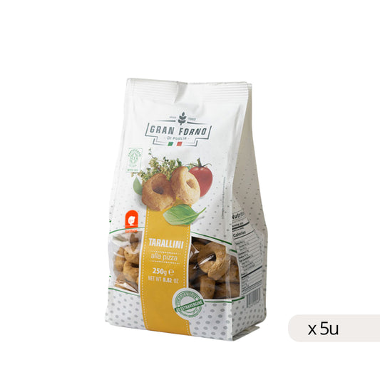 Taralli alla Pizza Gran Forno 250g, caja 5 uds