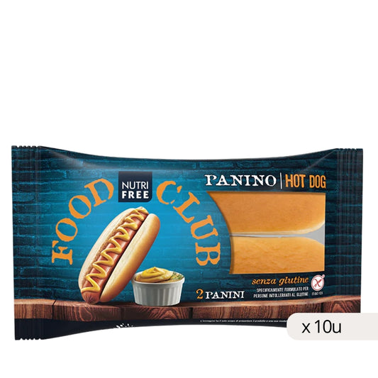 Panino Hot Dog SG/SL Nutrifree 65g, caja 10 uds