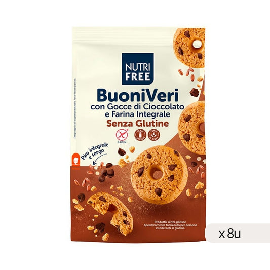 Bolachas integrais sem glúten e sem lactose 250g