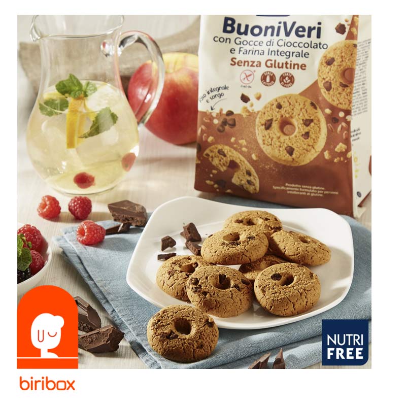 Wholemeal Cookies WITHOUT Gluten and WITHOUT Lactose, 250g