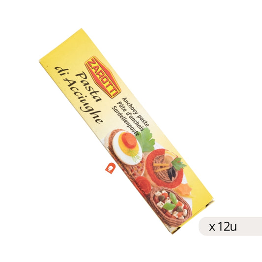 Pasta de Anchoas Zarotti 60g, caja 12 uds