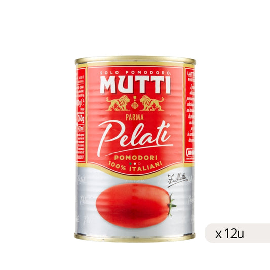 Tomate pelado Mutti 400g 100% italiano pelado al vapor