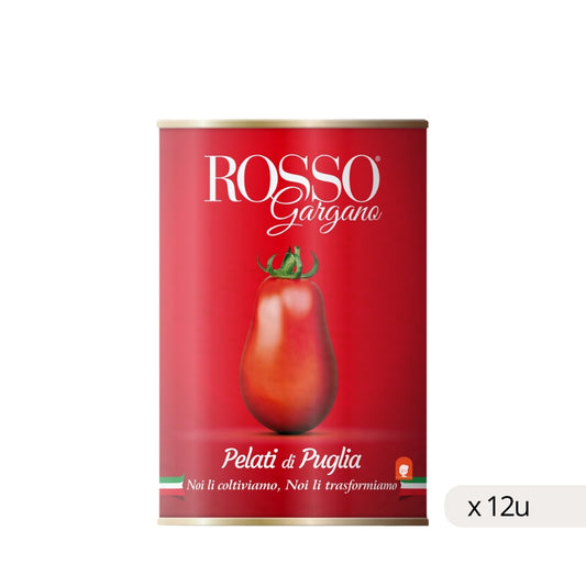 Pomodoro Pelato Rosso Gargano 400g, confezione da 12