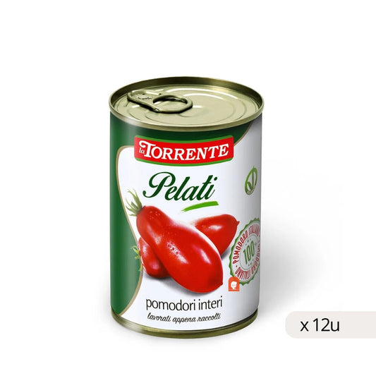 Pomodoro Pelato La Torrente 400g, confezione da 12 pezzi