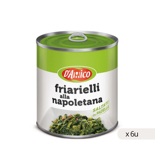 Friarielli D'amico 800g, confezione da 6 pezzi