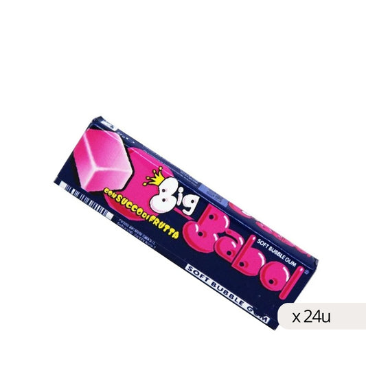 Big Babol Chicle Zumo Fruta 37g, caja 24 uds