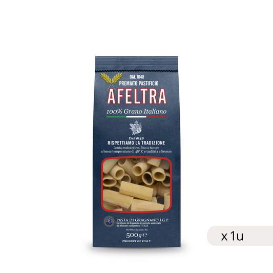 Pasta Rigatoni Afeltra IGP Gragnano 500g, caja 12