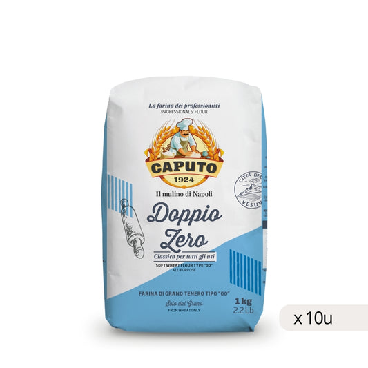 Caputo Farina Doppio Zero tipo 00, confezione da 1 kg blu classico frontale