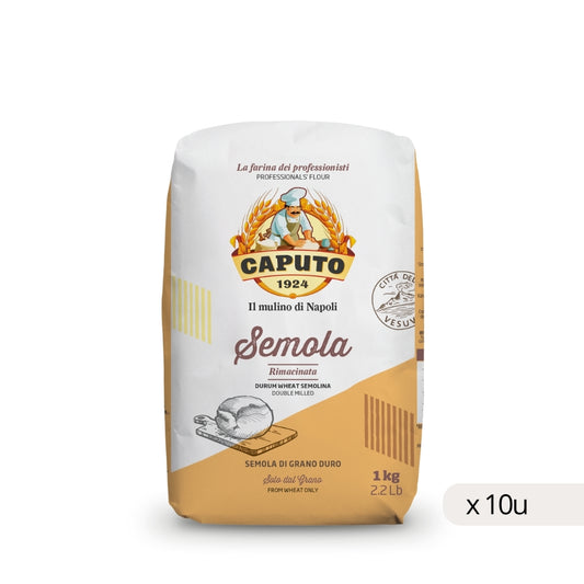 Sémola Rimacinata Caputo 1kg blé dur doublement moulu