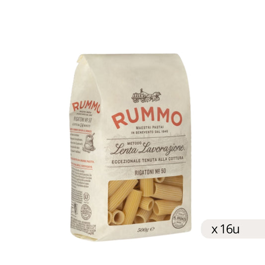 Rigatoni Nº50 Rummo 500g, boîte de 16 unités