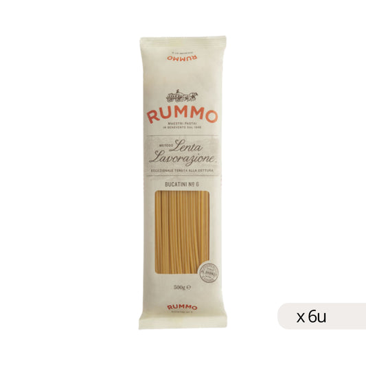 Bucatini Nº6 Rummo 500g, caja 6 uds