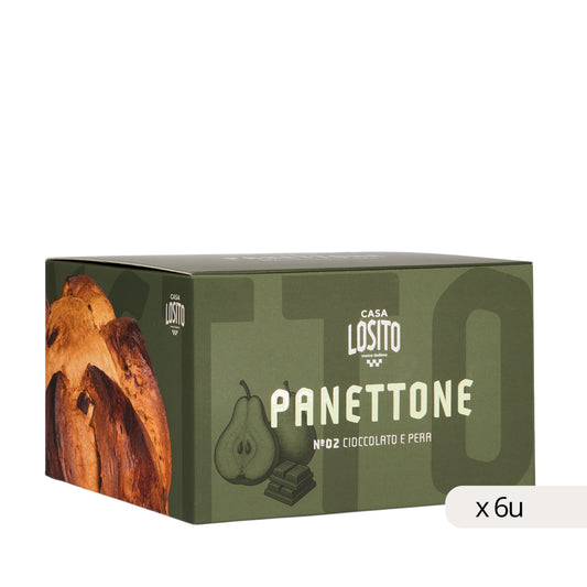Panetone Cioccolato e Pêra 750g