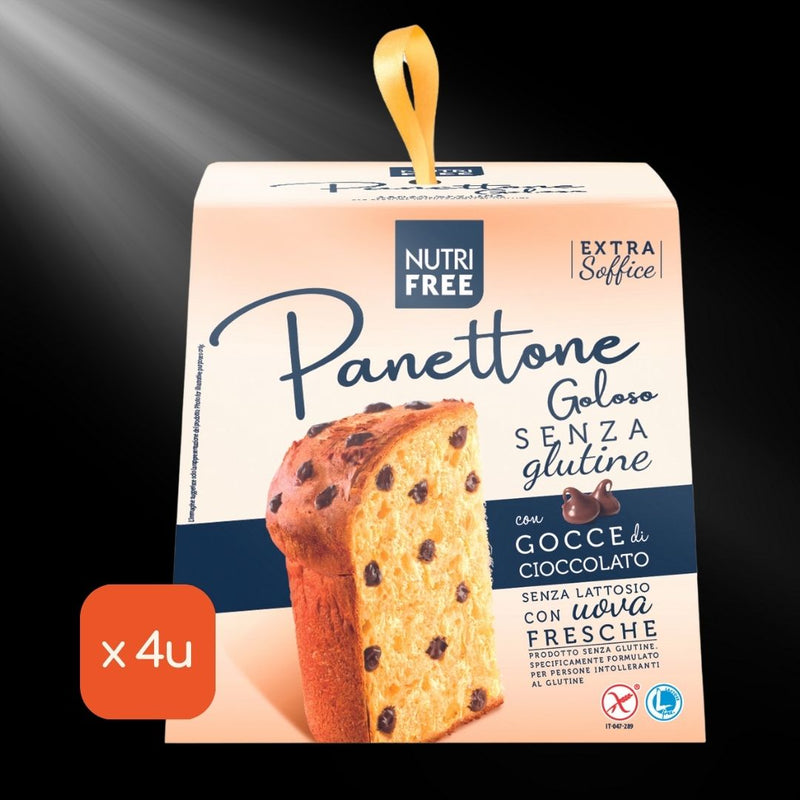 Gourmet Panettone with Gocce di Cioccolato Gluten-FREE, 600g