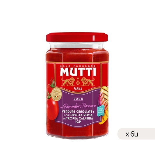 Sugo Rossoro Verdure Mutti 280g, confezione da 6 pezzi