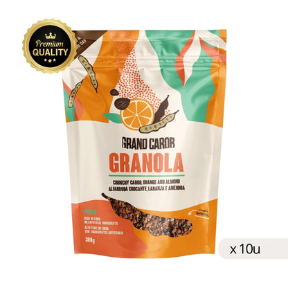 Granola SENZA Glutine di Carruba Arancia e Mandorla 300g
