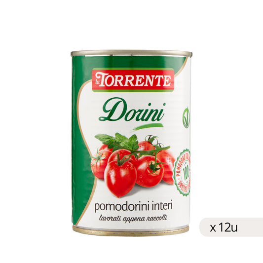 Pomodorini interi La Torrente 400g, confezione da 12 pezzi