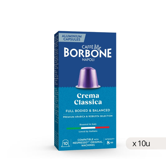 Cápsulas Borbone Crema Clásica 50 uds compatibles Nespresso