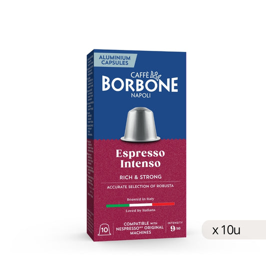Cápsulas Borbone Espresso Intenso compatibles Nespresso italiano