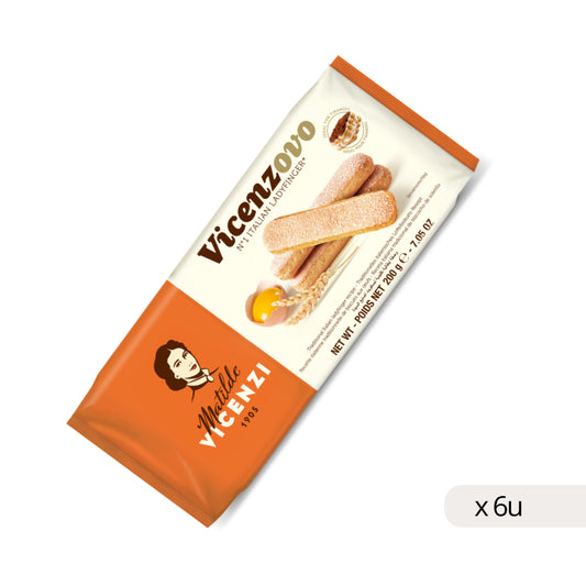 Vicenzovo Savoiardi Vicenzi 200g, caja 6 uds