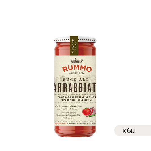 Salsa tomate épicée Rummo 340g arrabbiata italienne