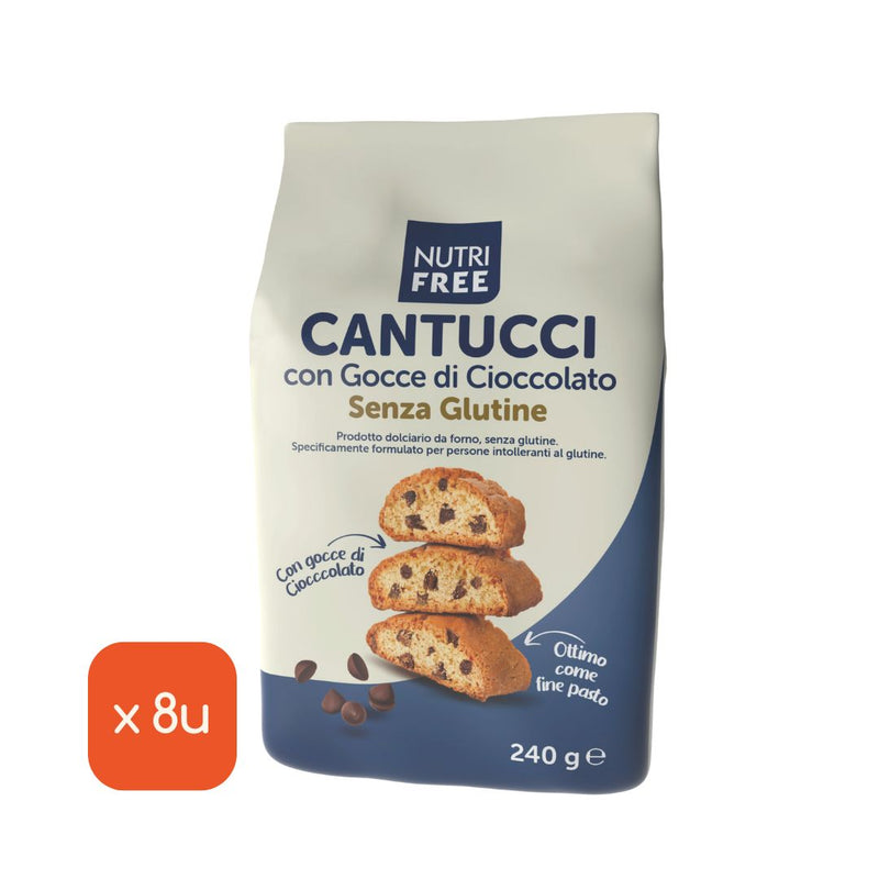 Cantucci con Pepitas de Chocolate SIN Gluten, 240g