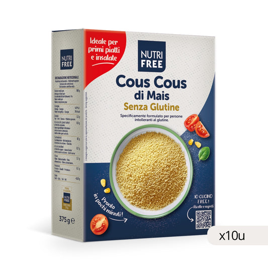 Couscous Maïs SG Nutrifree 375g, boîte de 10 unités