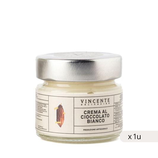 Crema Chocolate Blanco Vincente Delicacies 90g, caja 6 uds