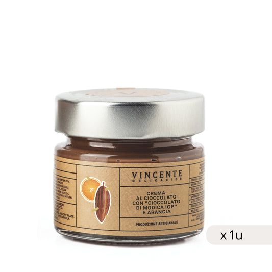 Creme de Chocolate com "Chocolate di Modica" IGP e Laranja 90g