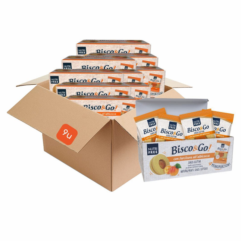 Snack Bisco&amp;Go com Damasco SEM Glúten, 160g