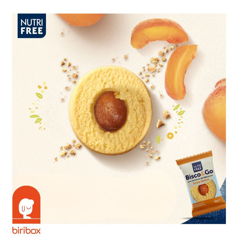 Snack Bisco&amp;Go com Damasco SEM Glúten, 160g