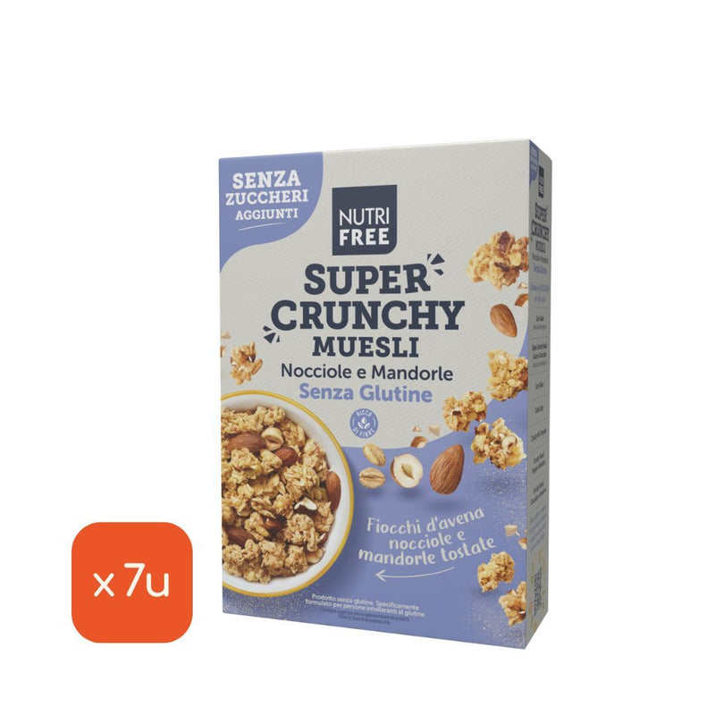 Muesli Super Crocante SEM Glúten com Avelãs e Amêndoas, 300g