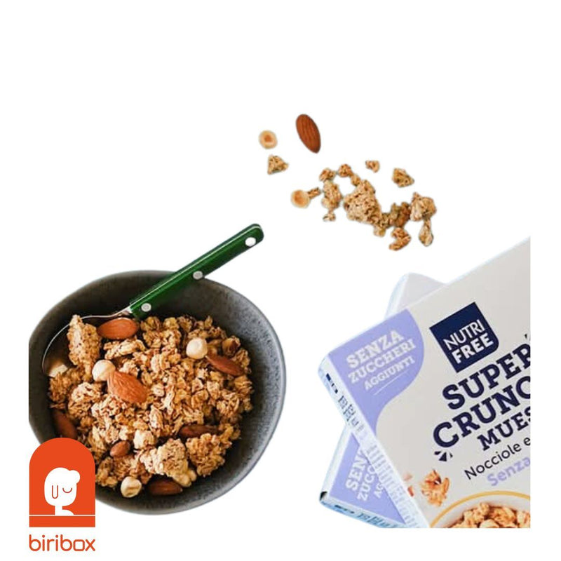 Muesli Super Crocante SEM Glúten com Avelãs e Amêndoas, 300g