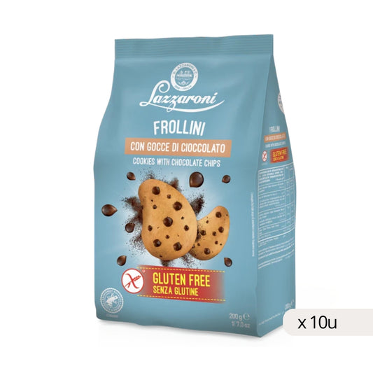 Frollino Choco Sans Gluten Lazzaroni 200g, boîte de 10