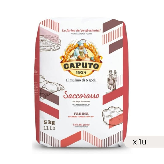 Harina Saccorosso tipo 00 5Kg
